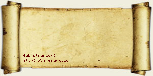 Jelisaveta Mitranić vizit kartica